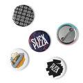 SLICKPIZZA Set of pin buttons